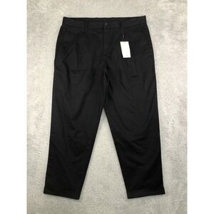 Mango MNG Pants Mans 38x28 (Tag 36) Black NWT Straight